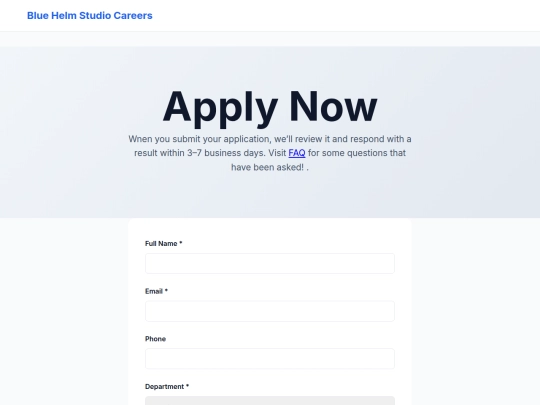 careers/updated-application screenshot