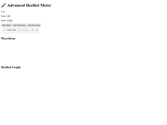 decibel-meter screenshot
