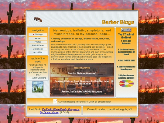 index screenshot
