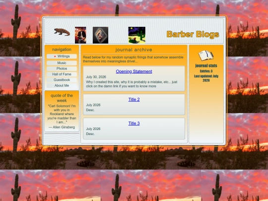 journal screenshot