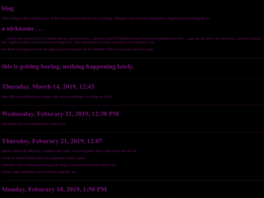 blog screenshot