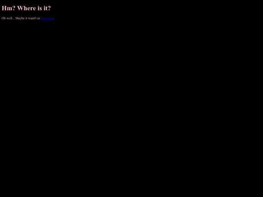 not_found screenshot