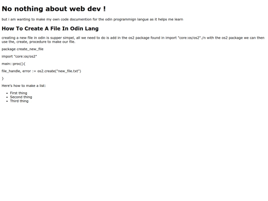 index screenshot