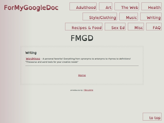 writing screenshot