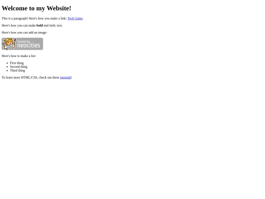 index screenshot