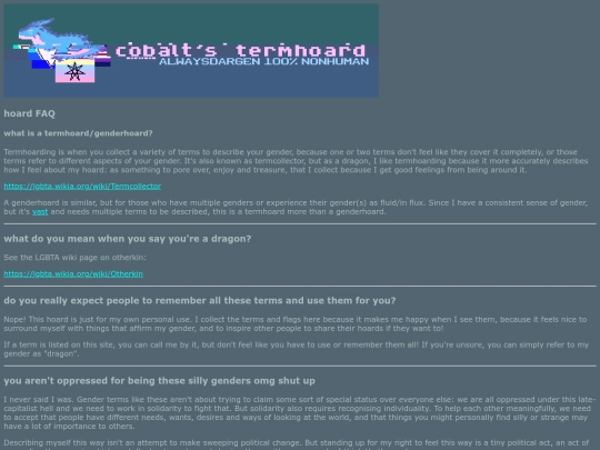 termhoard/faq screenshot