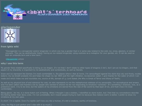 termhoard/glaciagender screenshot