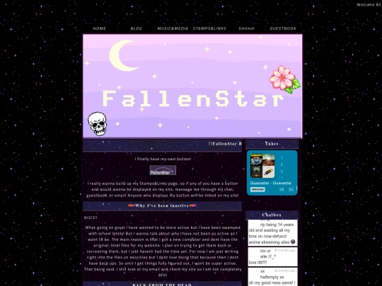 Home page screenshot