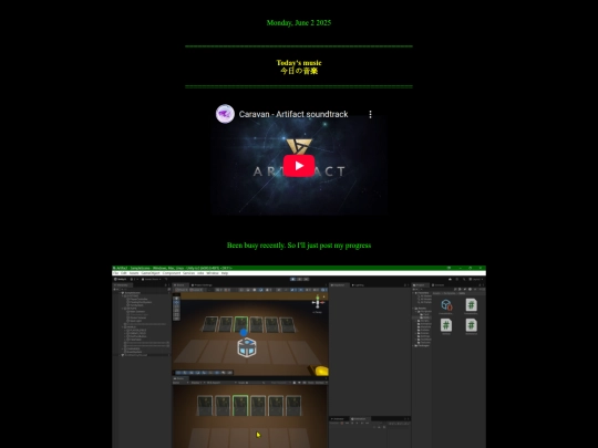 blogs/unity-progress-1 screenshot