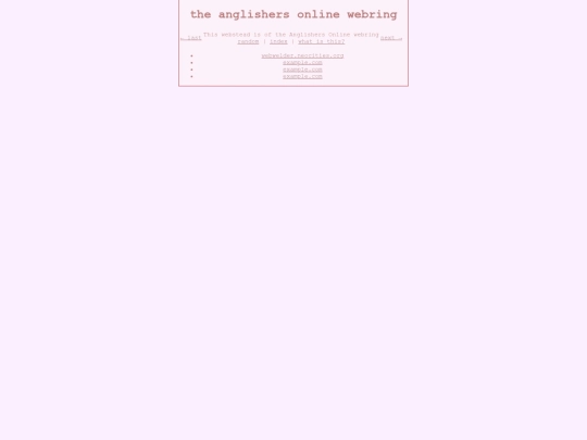 webring screenshot