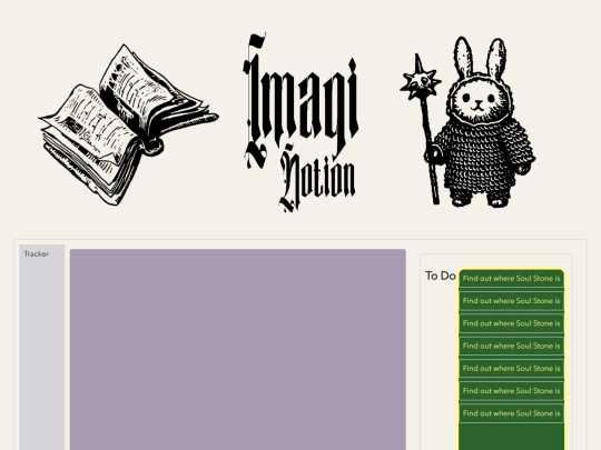 Characterpage screenshot