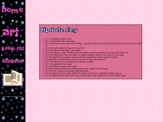 updates screenshot