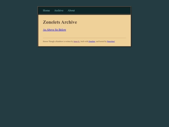 archive screenshot