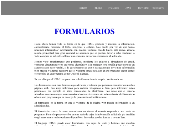 WEB/formulario-html screenshot