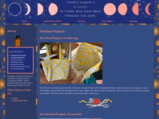 Sewing screenshot