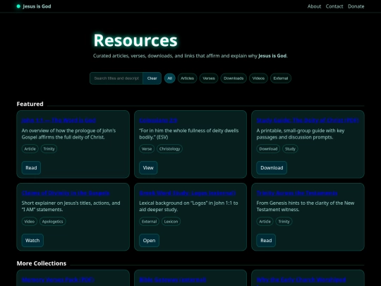 resources screenshot