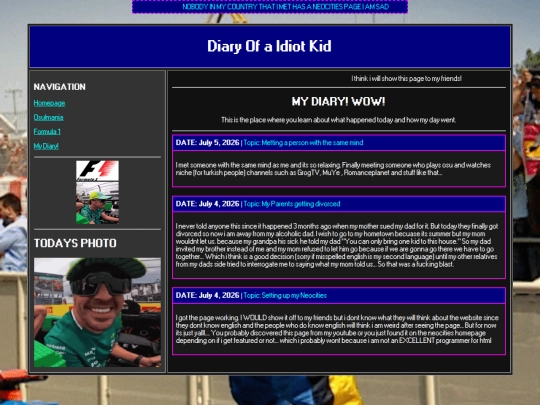 diary screenshot