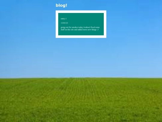 blog screenshot