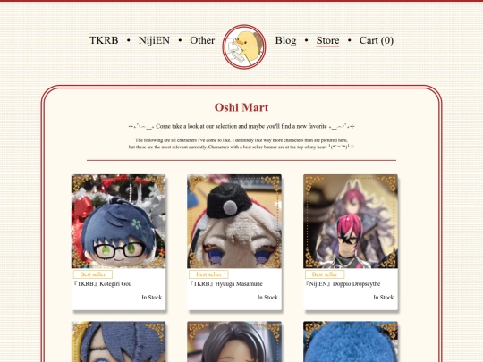 shops/oshis screenshot