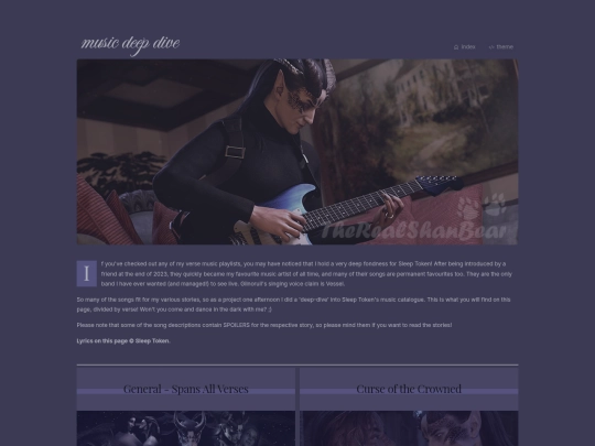 music-deepdive screenshot