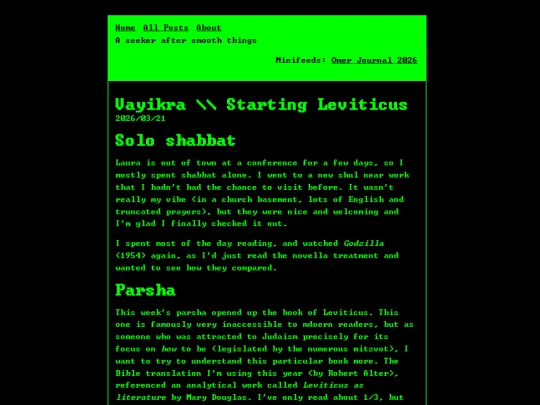 blog/posts/Vayikra - Starting Leviticus screenshot