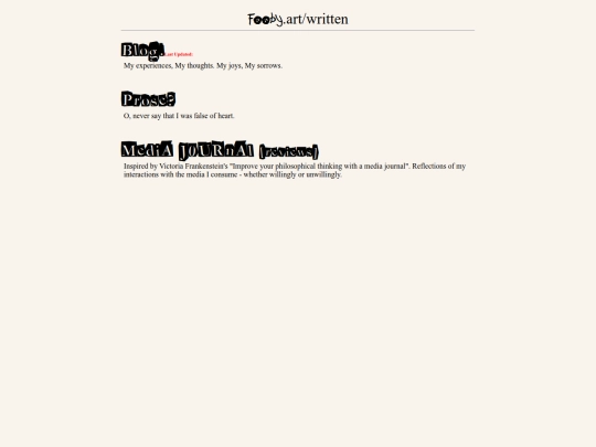 My Writing screenshot