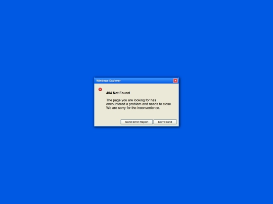 not_found screenshot