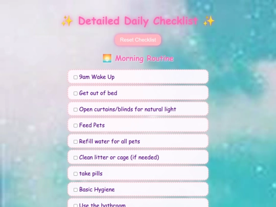 chores screenshot