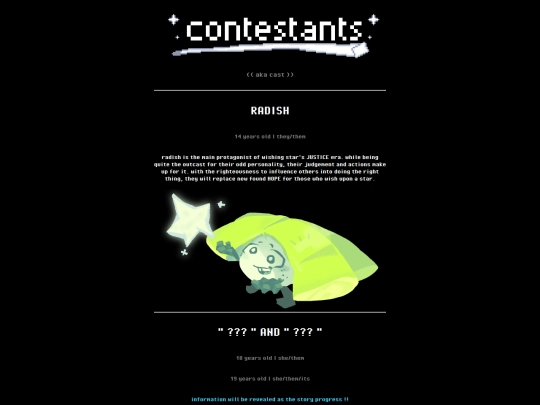 contestants screenshot
