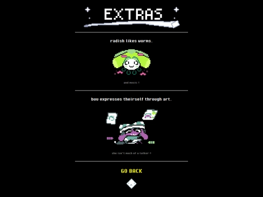 extras screenshot
