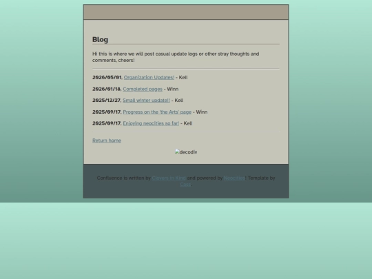 blog screenshot