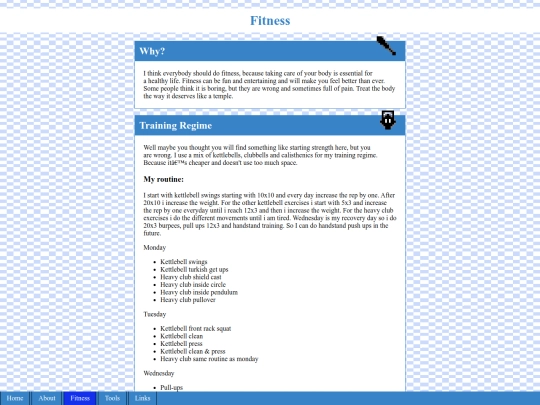 fitness screenshot