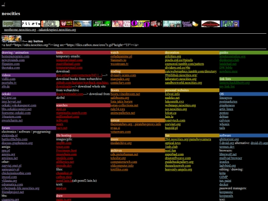 links screenshot