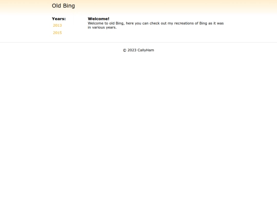 OldBing screenshot