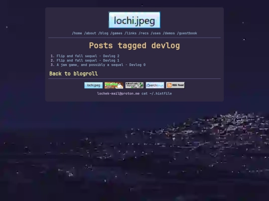tags/devlog screenshot