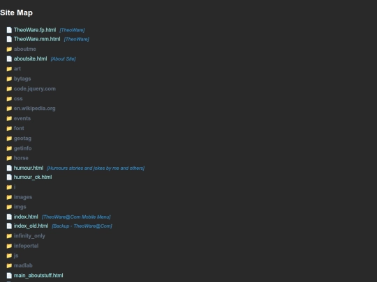 sitemap screenshot