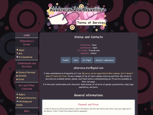 commissions and portfolio/terms-of-services screenshot