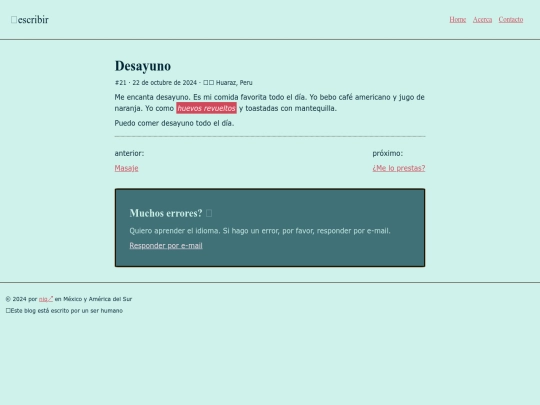 blog/desayuno screenshot