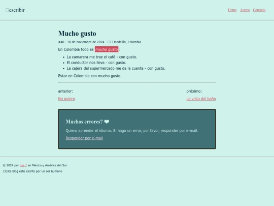 blog/mucho-gusto screenshot
