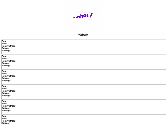 Spam-Scammer/Yahoo screenshot