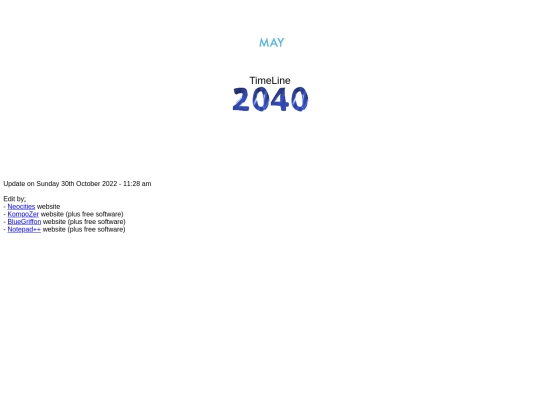 Timeline/TimeLine - 2040 screenshot