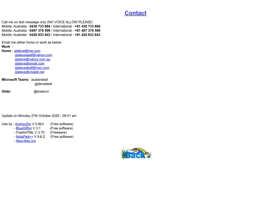 contact screenshot