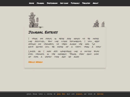 journal screenshot