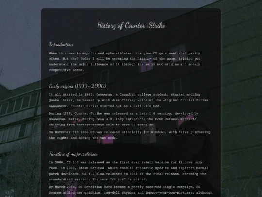 research/cs screenshot