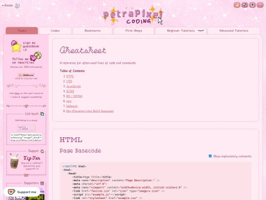 coding/cheatsheet screenshot