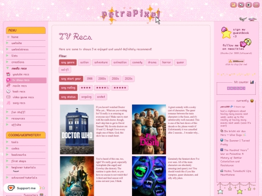 recs/tv-shows screenshot