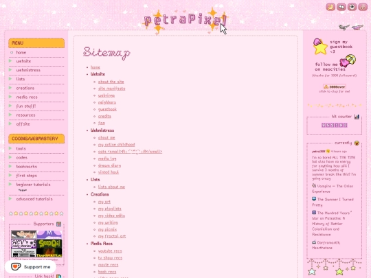 sitemap screenshot