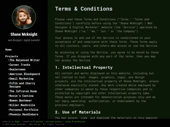 terms-and-conditions screenshot