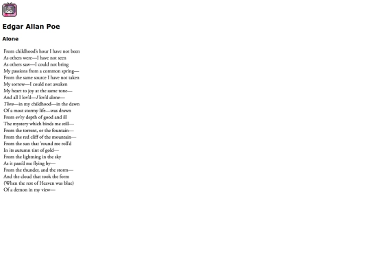 poems/EdgarAlanPoe/Alone screenshot