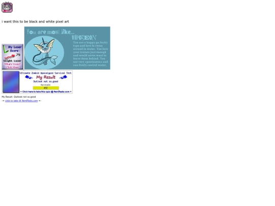 quizes screenshot